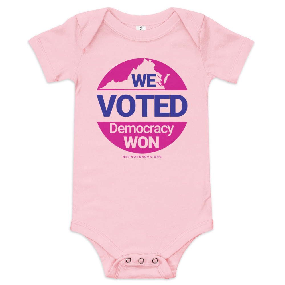 We Voted, Democracy Won Onesie