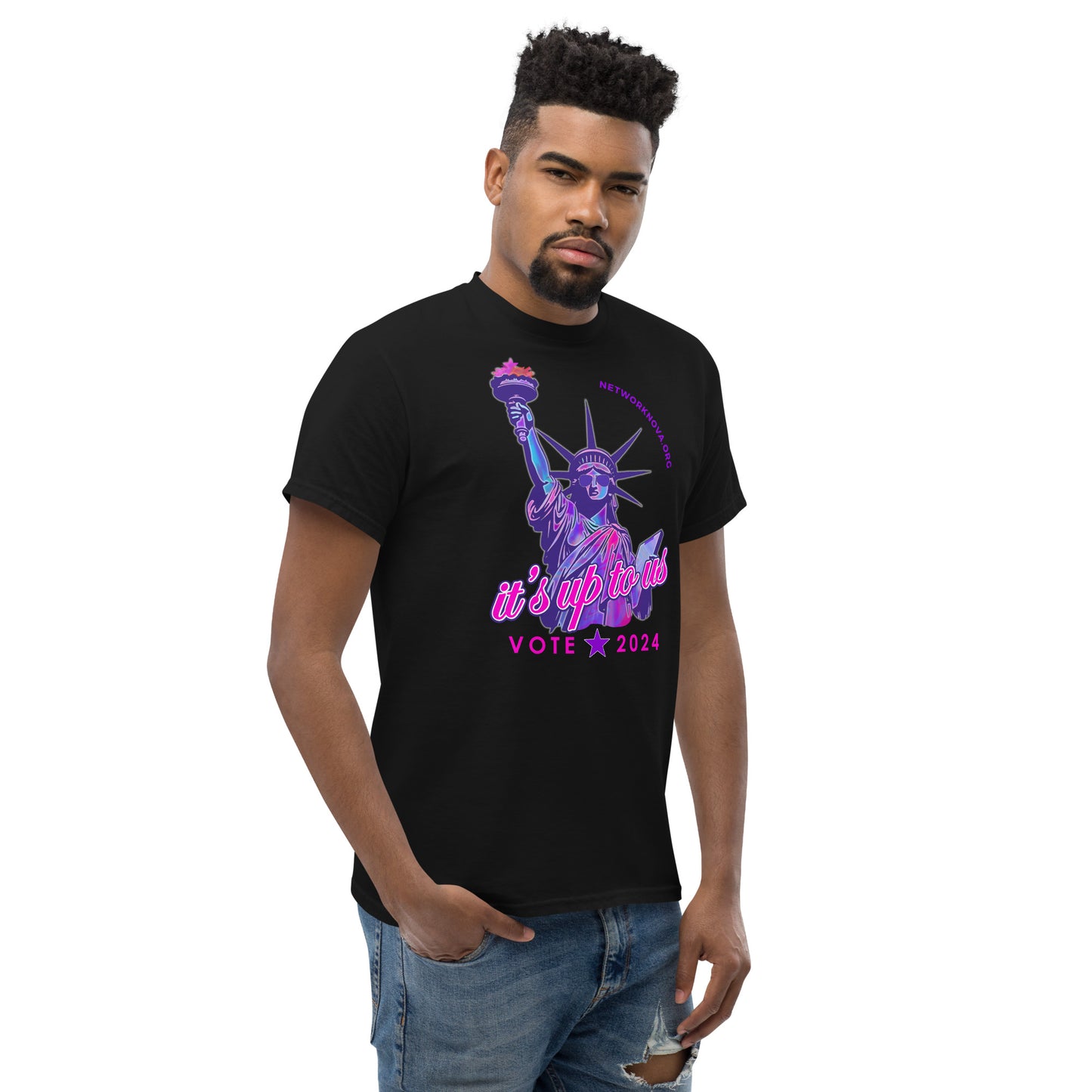 It's Up to US Classic Tee - Black, Navy, White