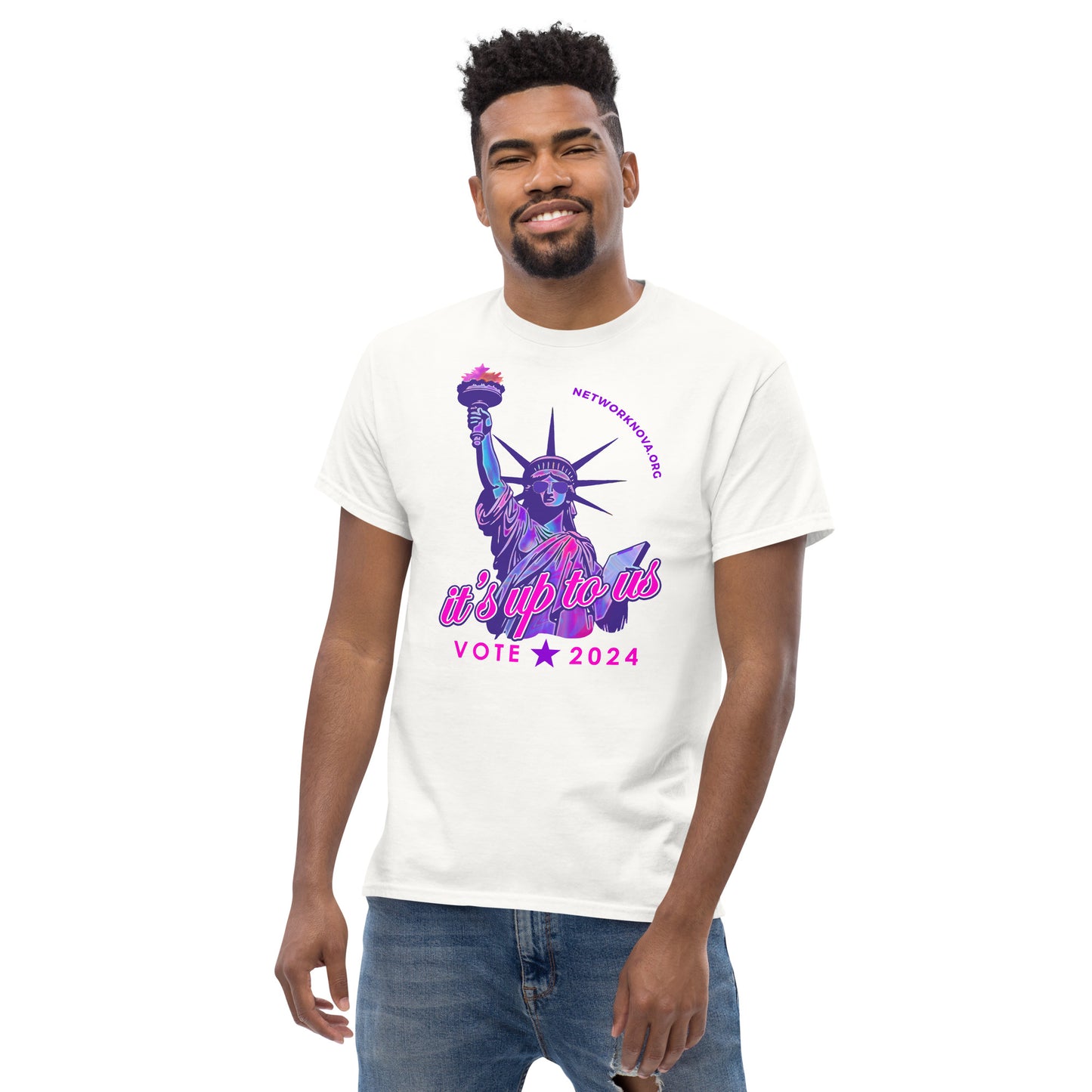 It's Up to US Classic Tee - Black, Navy, White