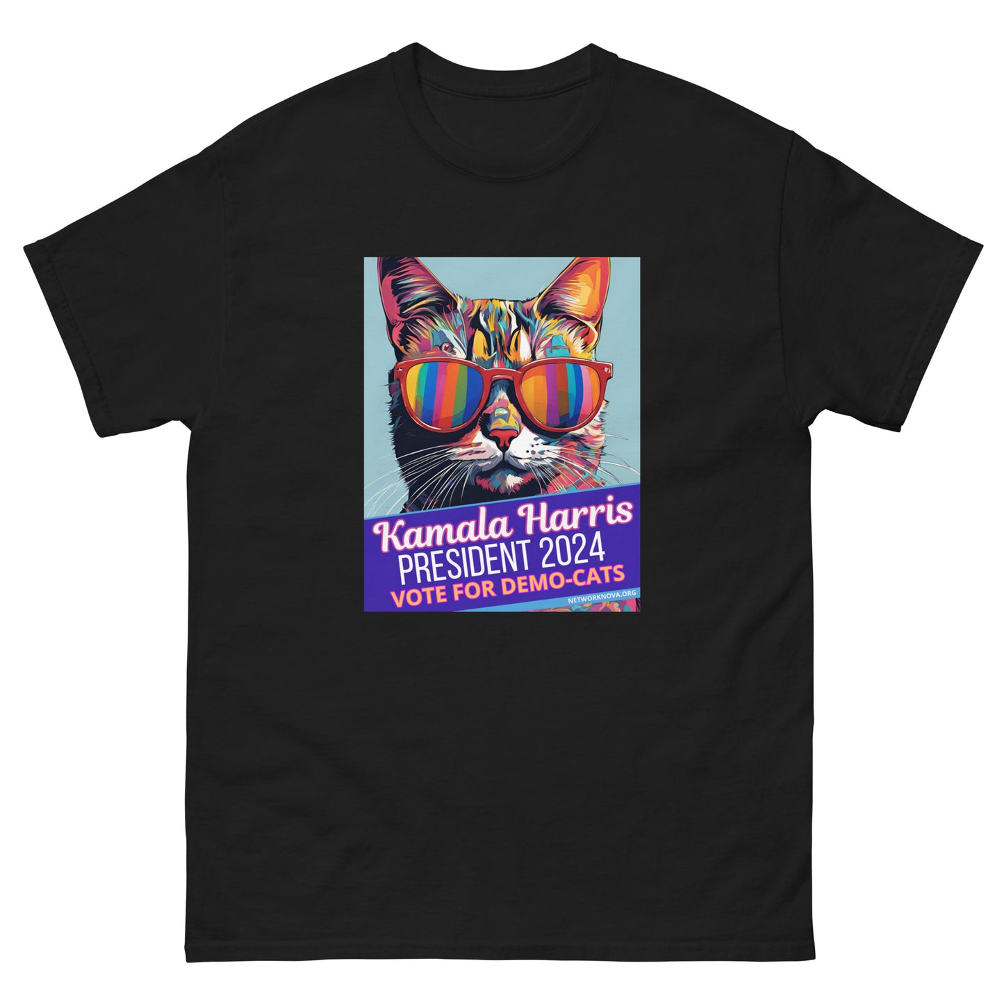 PRIDE Demo Cats - Kamala Harris Fur President