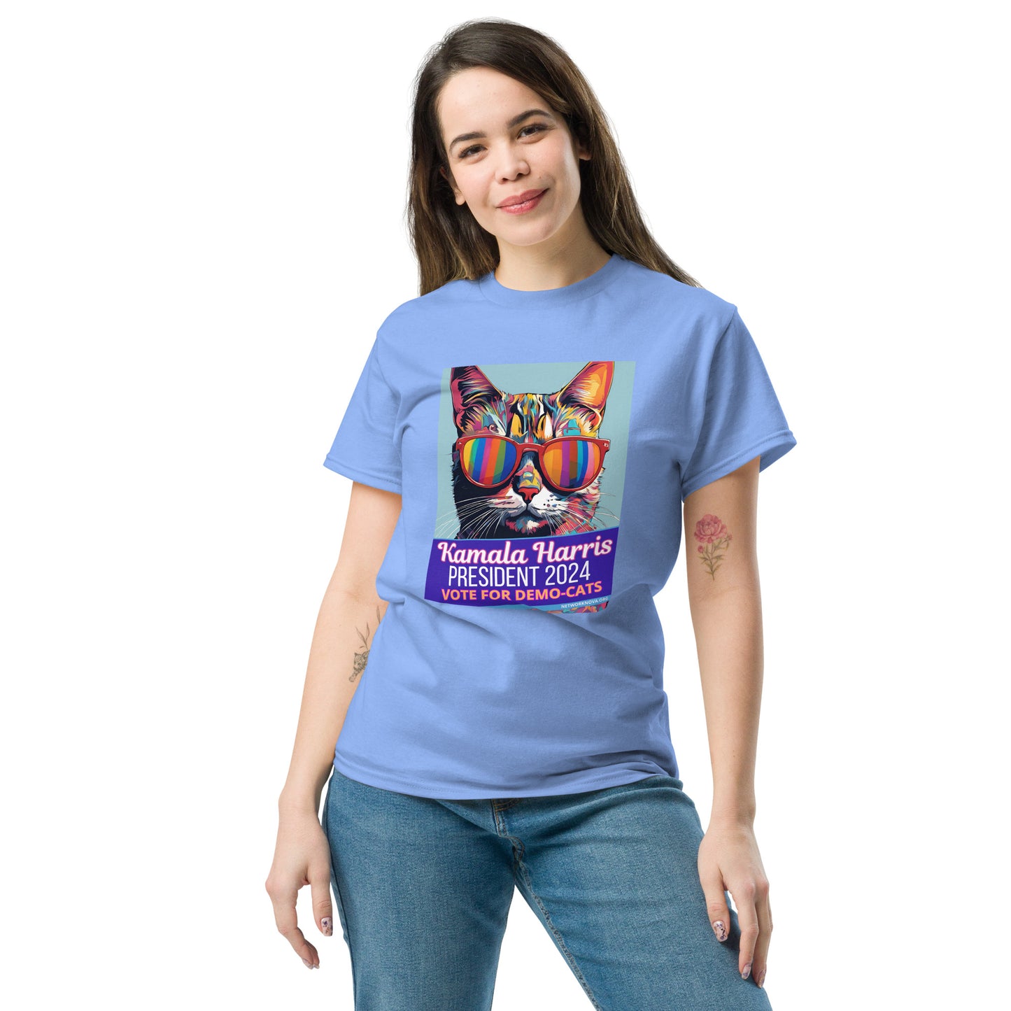 PRIDE Demo Cats - Kamala Harris Fur President