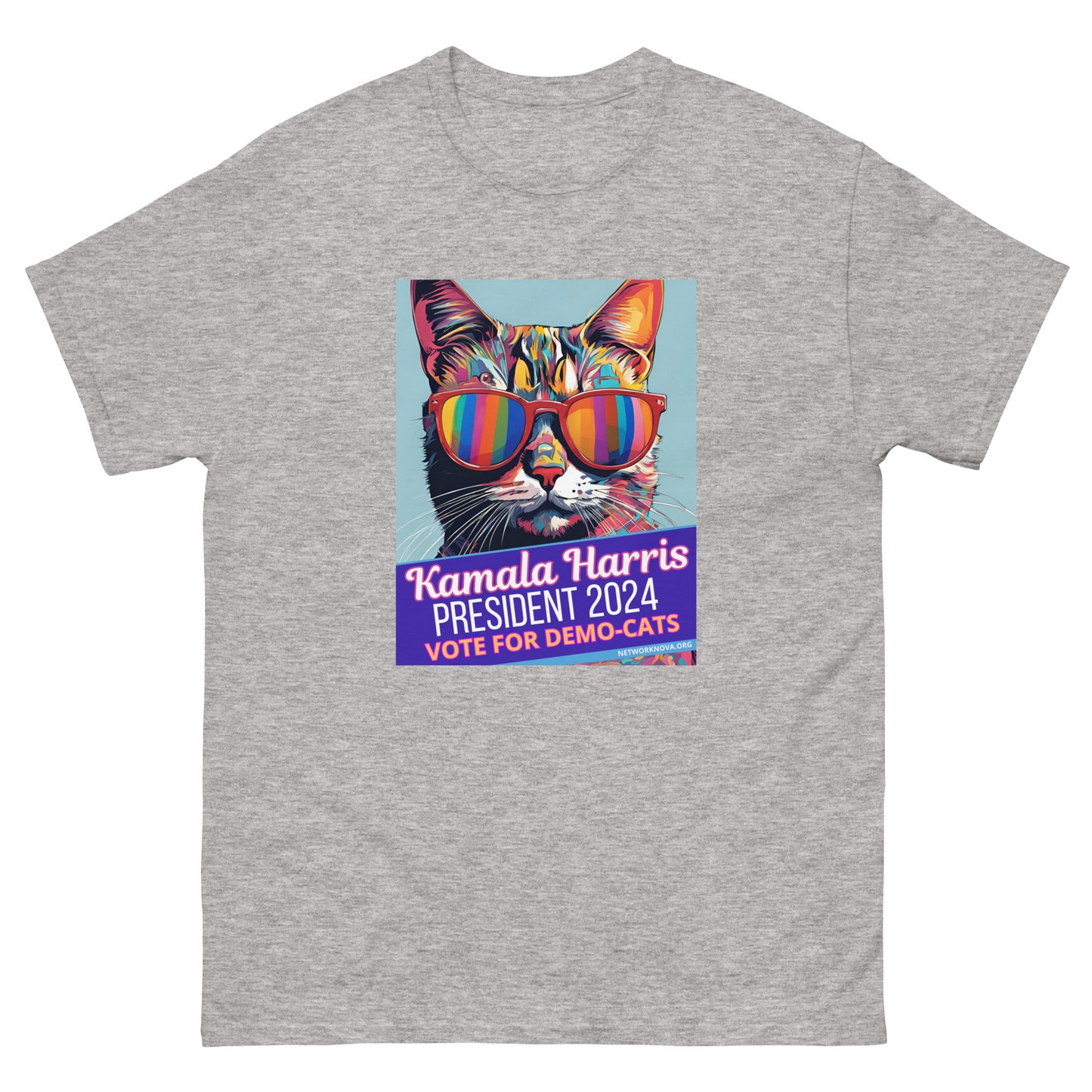 PRIDE Demo Cats - Kamala Harris Fur President