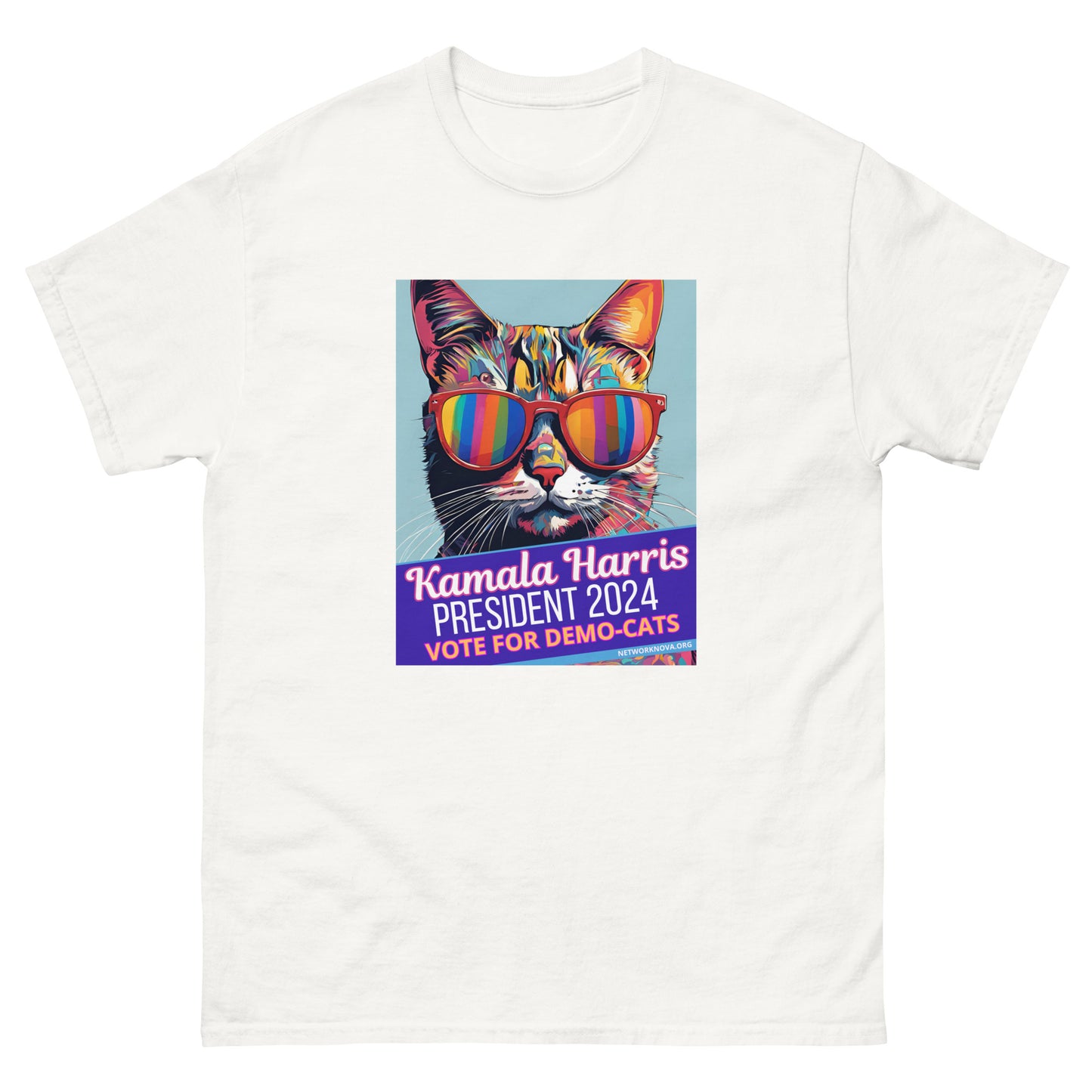 PRIDE Demo Cats - Kamala Harris Fur President