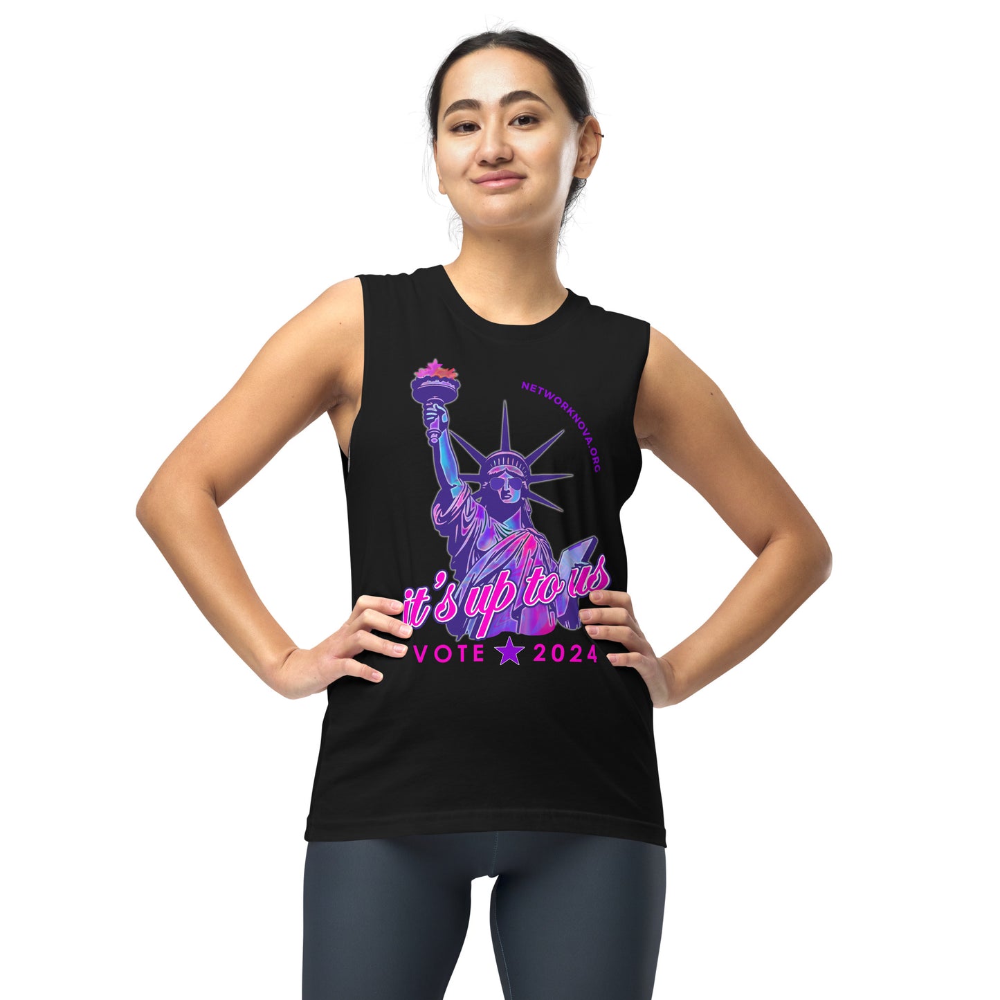 It's Up to Us Uni-Sex Tank, Black
