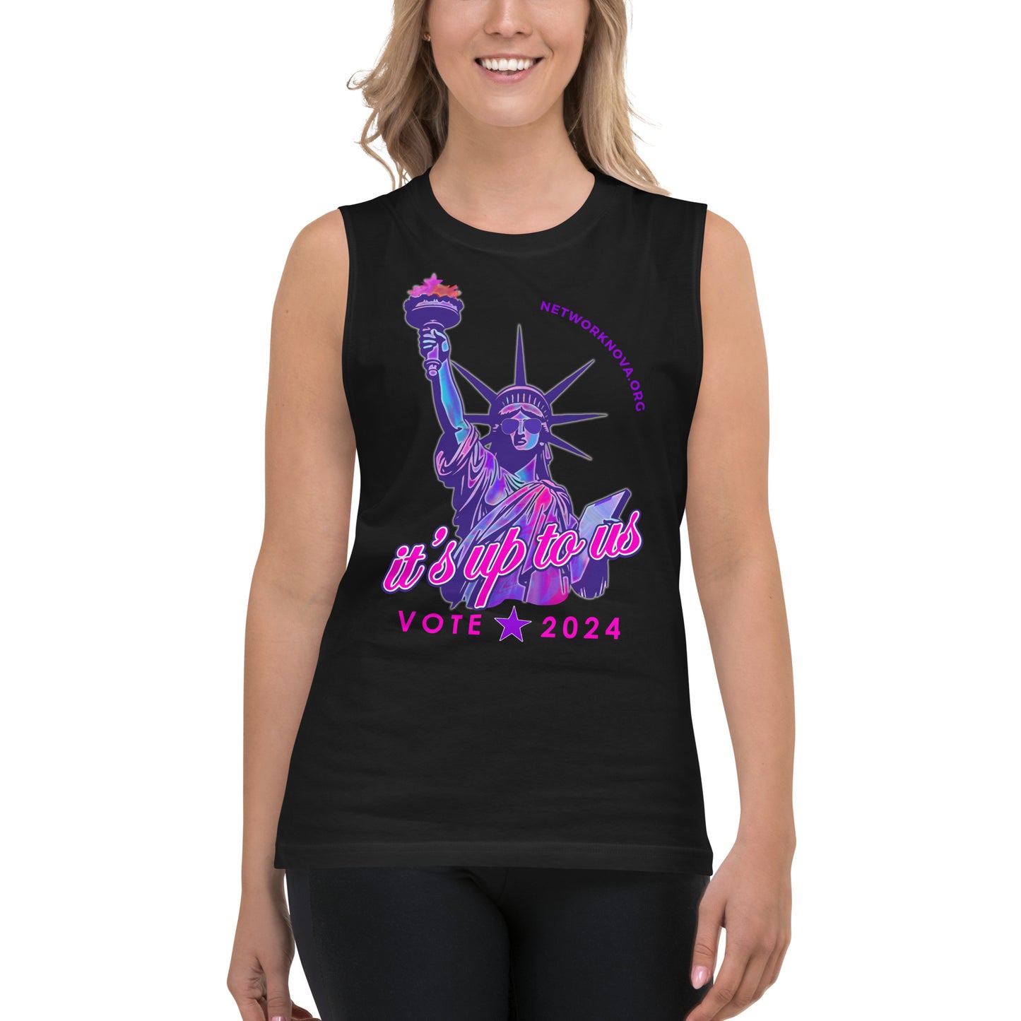 It's Up to Us Uni-Sex Tank, Black