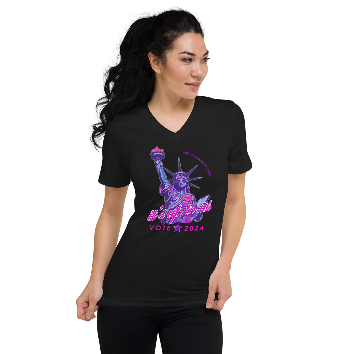 It's Up to Us Unisex V-Neck T-Shirt