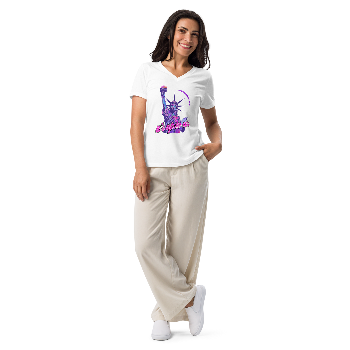 It's Up to Us Women's V-Tee
