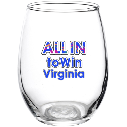 ALL IN to Win Wine Tumblers, Set of 4