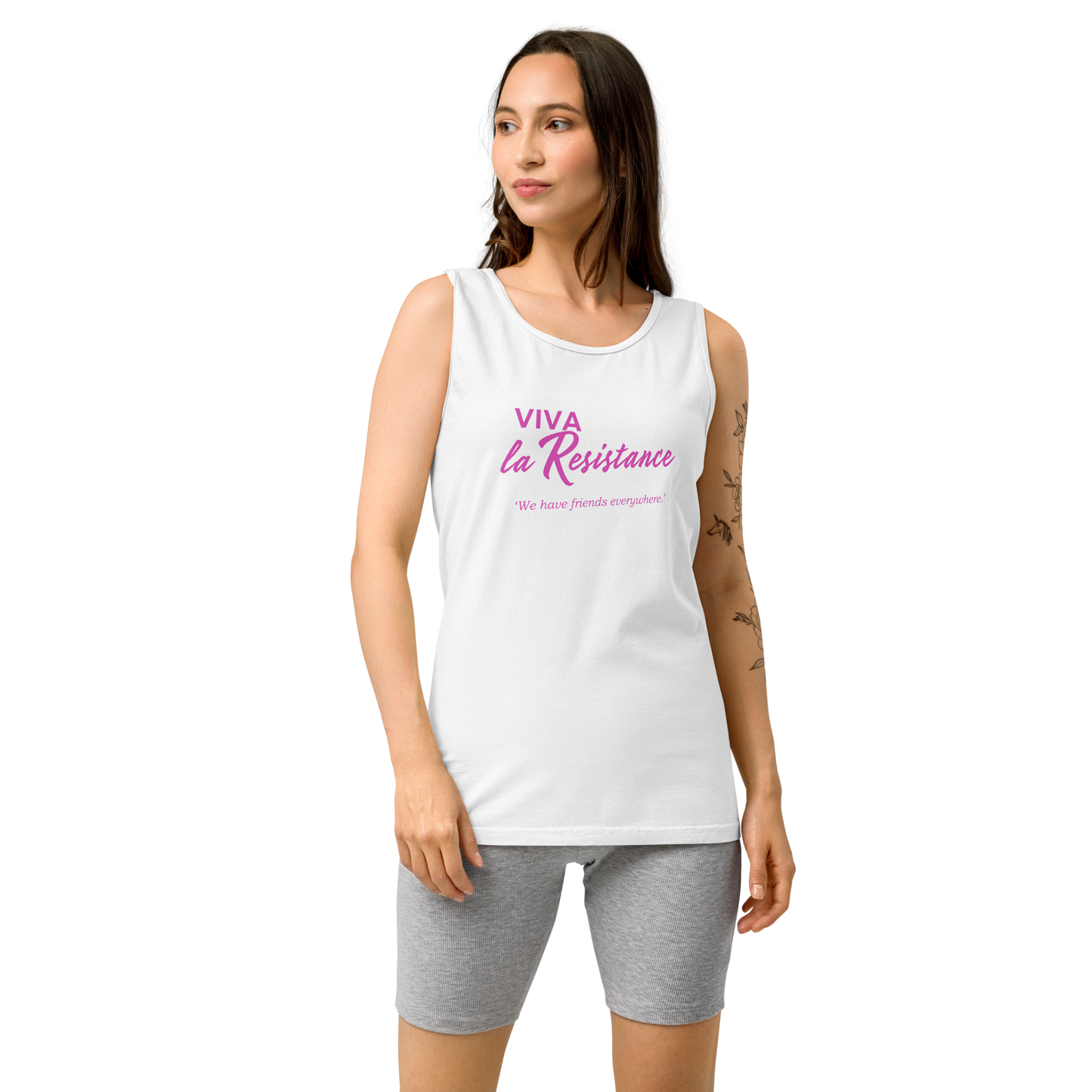 Viva La Resistance - Unisex garment-dyed tank top