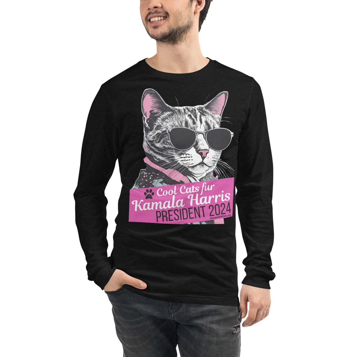 Cool Cats fur Kamala Long Sleeve, Unisex