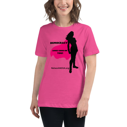 Democracy is More than a Word - Women's Relaxed T-Shirt